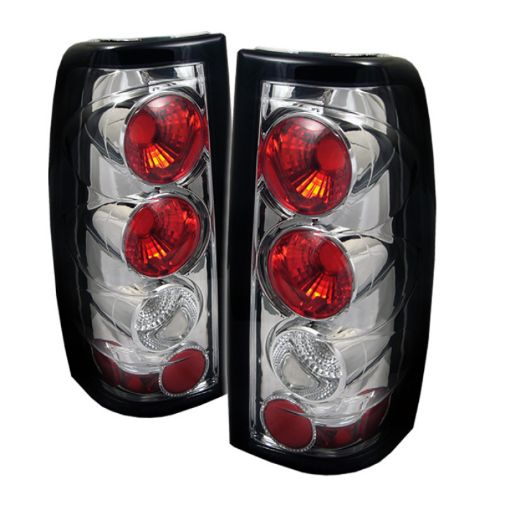 Picture of Spyder Chevy Silverado 1500 99 - 02 Euro Tail Lights G2 Version Chrm ALT - YD - CS99 - G2 - C
