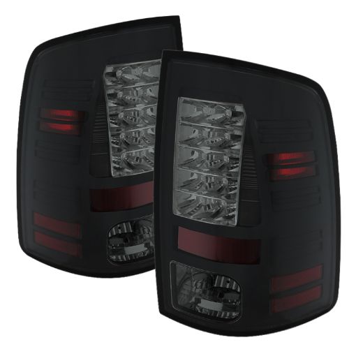 Picture of Spyder Dodge Ram 1500 09 - 14 LED Tail Lights Incandescent - Blk Smke ALT - YD - DRAM09 - LED - BSM