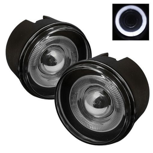 Picture of Spyder Jeep Grand Cherokee 05 - 09 Halo Projector Fog Lights wswch wswch Smke FL - P - JGC05 - HL - SM
