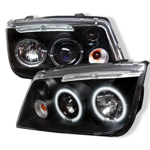 Picture of Spyder Volkswagen Jetta 99 - 05 Projector Headlights CCFL Halo Blk PRO - YD - VJ99 - CCFL - BK