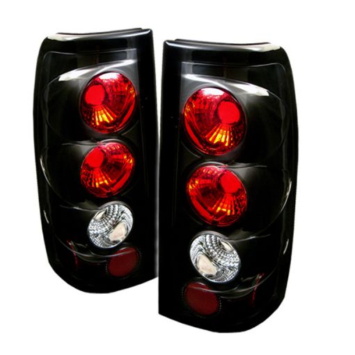 Picture of Spyder Chevy Silverado 1500 99 - 02 Euro Tail Lights G2 Version Blk ALT - YD - CS99 - G2 - BK
