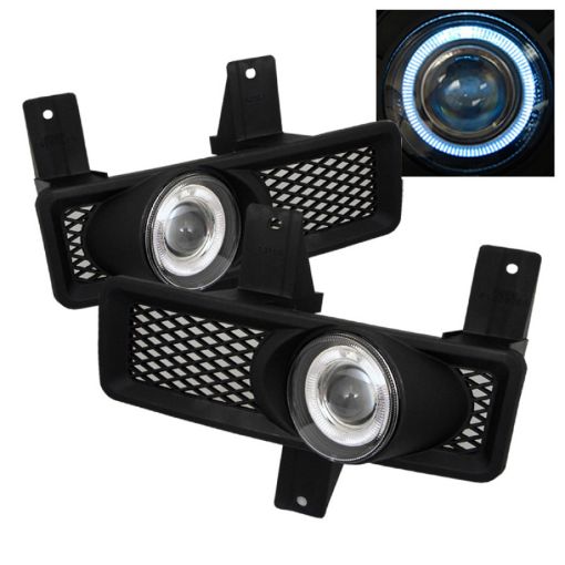 Picture of Spyder Ford F150 97 - 98F250 LD 97 - 98 Halo Projector Fog Lights wswch Clear FL - P - FF15097 - HL