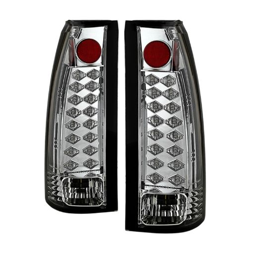 Picture of Spyder Chevy CK Series 1500 88 - 98Blazer 92 - 94 LED Tail Lights Chrm ALT - YD - CCK88 - LED - C