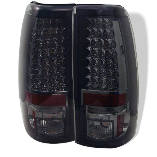 Picture of Spyder Chevy Silverado 1500 99 - 02 (Not Fit Stepside) LED Tail Lights Smke ALT - YD - CS99 - LED - SM