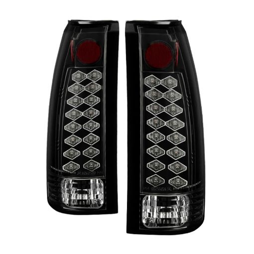 Picture of Spyder Chevy CK Series 1500 88 - 98Blazer 92 - 94 LED Tail Lights Blk ALT - YD - CCK88 - LED - BK