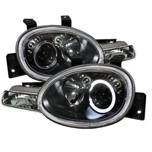 Picture of Spyder Dodge Neon 95 - 99Plymouth Neon 95 - 99 Projector Headlights LED Halo Blk PRO - YD - DN95 - HL - BK