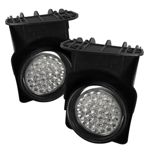 Picture of Spyder GMC Sierra 15002500 03 - 06 03 - 06 LED Fog Lights wSwitch Clear FL - LED - GS03 - C