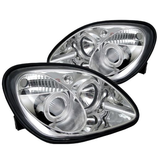 Picture of Spyder Mercedes Benz SLK 98 - 04 Projector Halogen Model - LED Halo Chrm PRO - YD - MBSLK98 - 1PC - HL - C