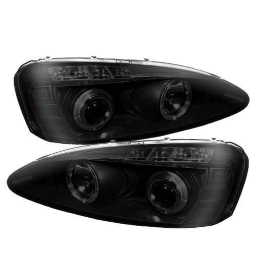 Picture of Spyder Pontiac Grand Prix 04 - 08 Projector Headlights LED Halo LED Blk Smke PRO - YD - PGP04 - HL - BSM