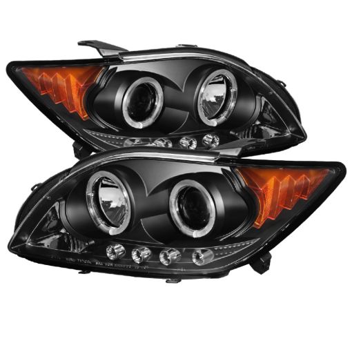 Picture of Spyder Scion TC 08 - 10 Projector Headlights LED Halo - Replaceable LEDs Blk PRO - YD - TTC08 - HL - BK