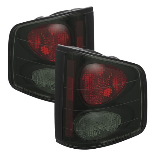 Picture of Spyder Chevy S10 94 - 04Isuzu Hombre 96 - 00 Euro Tail Lights Blk Smke ALT - YD - CS1094 - BSM