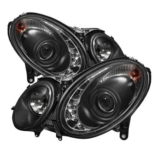 Picture of Spyder Mercedes Benz E - Class 03 - 06 Projector XenonHID Model - DRL - Blk PRO - YD - MBW21103 - HID - DRL - BK