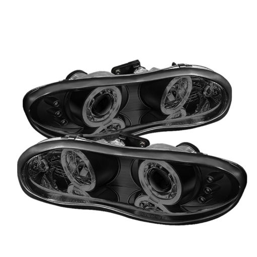Picture of Spyder Chevy Camaro 98 - 02 Projector Headlights LED Halo LED Blk Smke - Low H1 PRO - YD - CCAM98 - HL - BSM