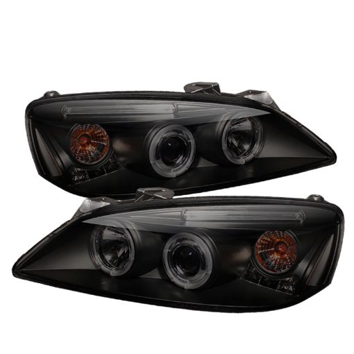 Picture of Spyder Pontiac G6 24DR 05 - 08 Projector Headlights LED Halo LED Blk Smke PRO - YD - PG605 - HL - BSM