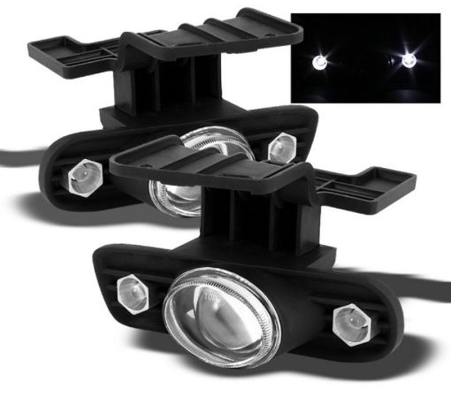 Picture of Spyder Chevy Silverado 99 - 02 Suburban 00 - 06 Halo Projector Fog Lights wswch Clear FL - P - CS99 - HL