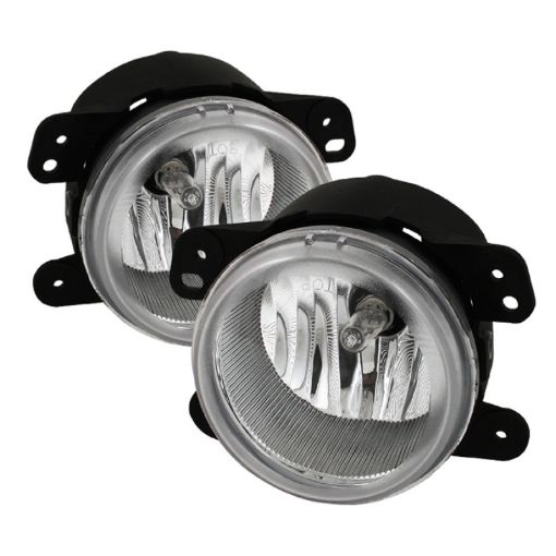 Picture of Spyder Dodge Magnum 05 - 08Journey 09 - 10 Jeep Wrangler 07 - 09 OEM Fog Lights WSwitch Clear FL - DM05 - C