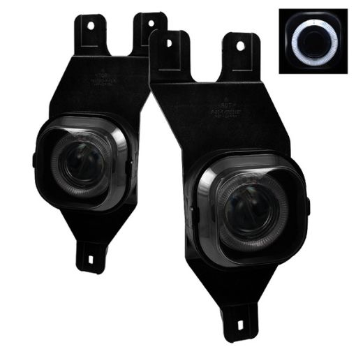 Picture of Spyder Ford F250F350 99 - 04Excursion 00 - 05 Halo Projector Fog Lights wswch Smke FL - P - FF25001 - HL - SM