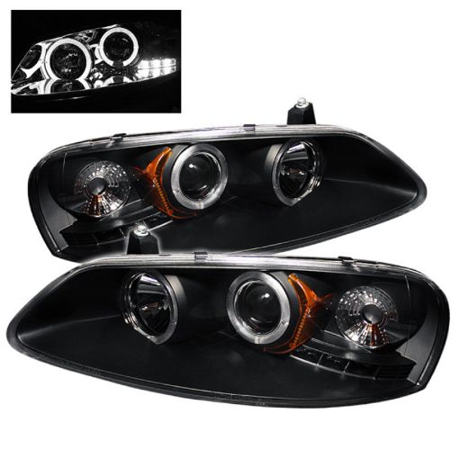 Picture of Spyder Chrysler Sebring 01 - 03 Projector Headlights LED Halo LED Blk PRO - YD - CSEB01 - HL - BK