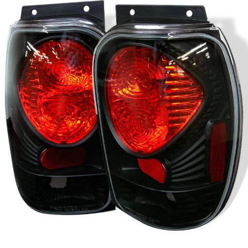 Picture of Spyder Ford Explorer 98 - 01 (Except 2001 Sport Sport Trac) Euro Tail Lights Blk ALT - YD - FEXP98 - BK
