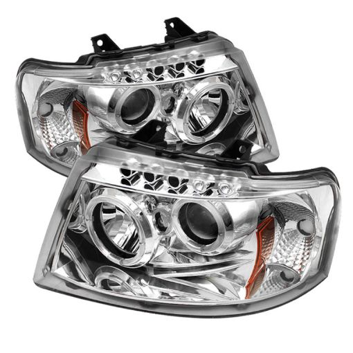 Picture of Spyder Ford Expedition 03 - 06 Projector Headlights LED Halo LED Chrm Low 9006 PRO - YD - FE03 - HL - C