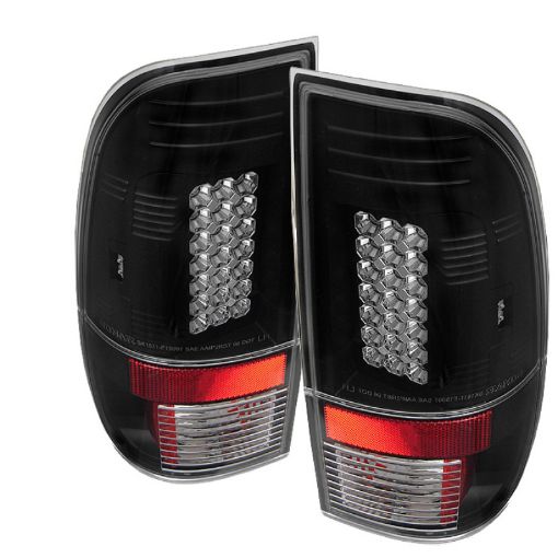 Picture of Spyder Ford F150 side 97 - 03F250350450 Super Duty 99 - 07 LED Tail Lights Blk ALT - YD - FF15097 - LED - BK
