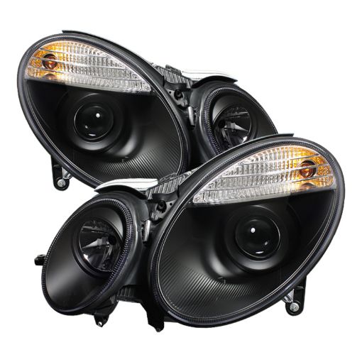 Picture of Spyder Mercedes Benz E - Class 03 - 06 Projector Headlights XenonHID Model - Blk PRO - YD - MBW21103 - HID - BK