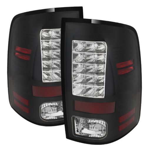 Picture of Spyder Dodge Ram 1500 13 - 14Ram 2500 13 - 14 LED Tail Lights LED Model only - Blk ALT - YD - DRAM13 - LED - BK