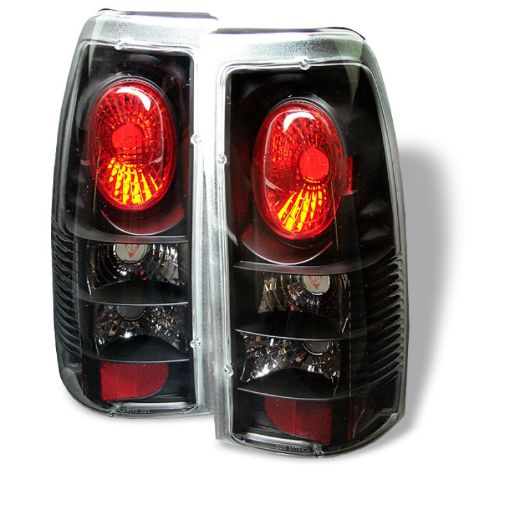 Picture of Spyder Chevy Silverado 15002500 99 - 02 (Not Stepside) Euro Style Tail Lights Blk ALT - YD - CS99 - BK