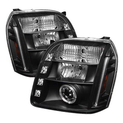 Picture of Spyder GMC Yukon 07 - 14GMC Yukon Denali 07 - 14Projector Headlights LED Halo LED Blk PRO - YD - GY07 - HL - BK