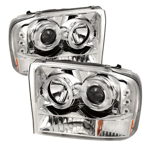 Picture of Spyder Ford F250 Super Duty 99 - 04 Projector Version 2 LED Halo LED Chrm PRO - YD - FF25099 - 1P - G2 - C