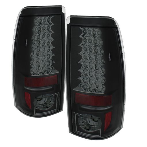 Picture of Spyder Chevy Silverado 1500 99 - 02 (Not Fit Stepside) LED Tail Lights Blk Smke ALT - YD - CS99 - LED - BSM