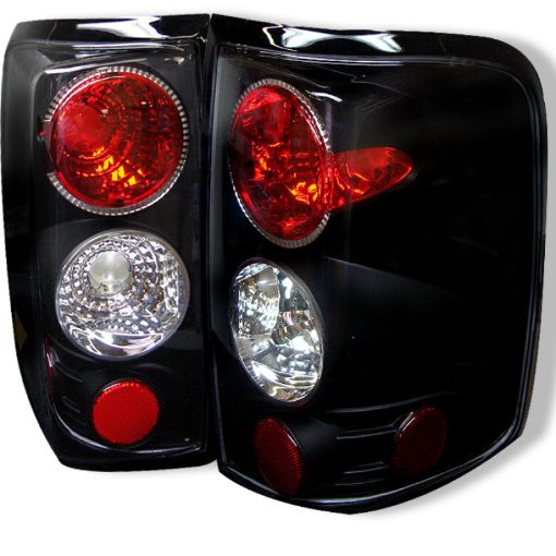 Picture of Spyder Ford F150 side 04 - 08 (Not Fit Heritage SVT)Euro Tail Lights Blk ALT - YD - FF15004 - BK