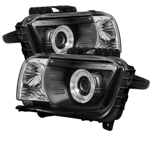 Picture of Spyder Chevy Camaro 10 - 13 Projector Headlights Dual Halo LED Halo Blk High PRO - YD - CCAM2010 - HL - BK