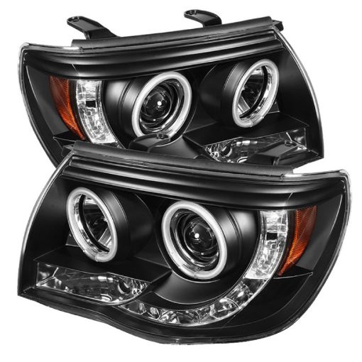 Picture of Spyder Toyota Tacoma 05 - 11 Projector Headlights CCFL Halo LED Blk High H1 Low H1 PRO - YD - TT05 - CCFL - BK