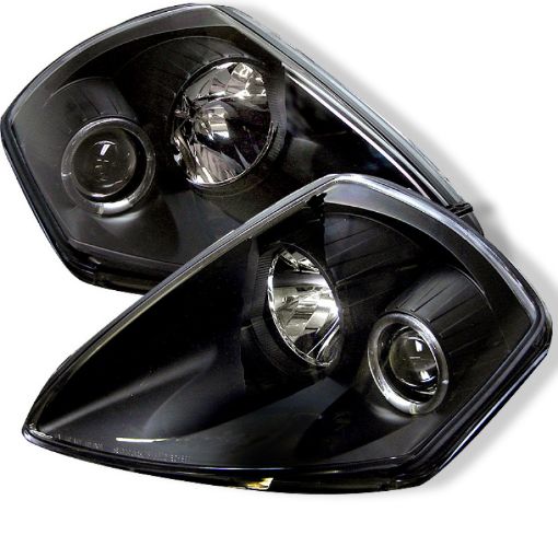 Picture of Spyder Mitsubishi Eclipse 00 - 05 Projector Headlights LED Halo Black High H1 Low H1 PRO - YD - ME00 - HL - BK