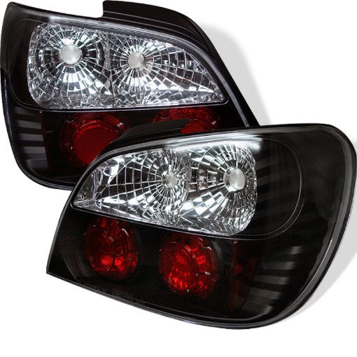 Picture of Spyder Subaru Impreza WRXSti 02 - 03 4Dr (Not Fit Wagon)Euro Style Tail Lights Black ALT - YD - SI01 - BK