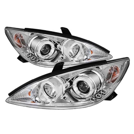Picture of Spyder Toyota Camry 02 - 06 Projector Headlights LED Halo LED Chrome High H1 Low H1 PRO - YD - TCAM02 - HL - C