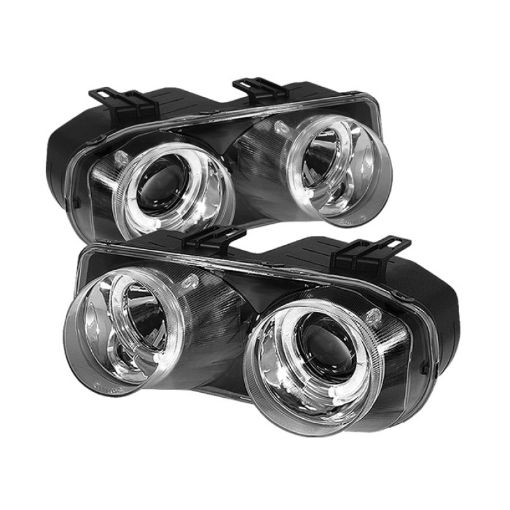 Picture of Spyder Acura Integra 94 - 97 Projector Headlights LED Halo - Chrome High H1 Low 9006 PRO - YD - AI94 - HL - C