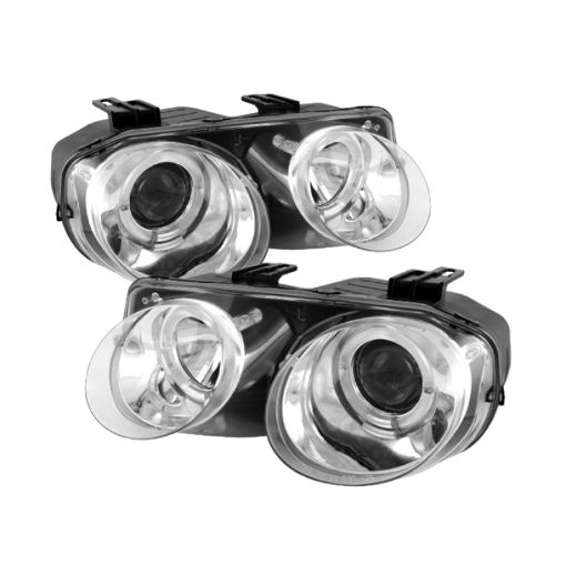 Picture of Spyder Acura Integra 98 - 01 Projector Headlights LED Halo - Chrome High H1 Low 9006 PRO - YD - AI98 - HL - C