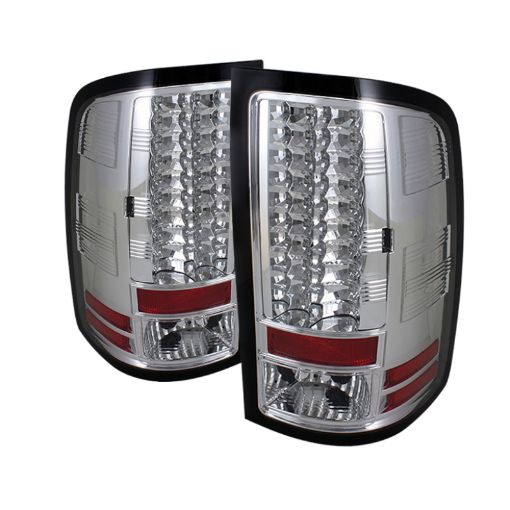 Picture of Spyder GMC Sierra 07 - 13 (Not fit 3500 Dually 4 Rear Wheels)LED Tail Lights Chrome ALT - YD - GS07 - LED - C