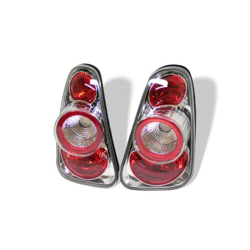 Picture of Spyder Mini Cooper 02 - 06Cooper Convertibles 05 - 08 Euro Style Tail Lights Chrome ALT - YD - MC02 - C