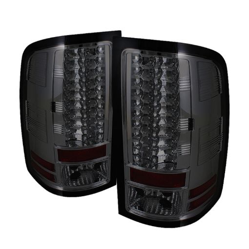 Picture of Spyder GMC Sierra 07 - 13 (Not fit 3500 Dually 4 Rear Wheels)LED Tail Lights Smoke ALT - YD - GS07 - LED - SM