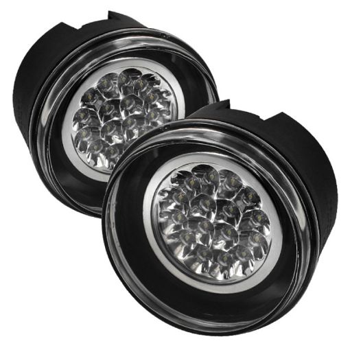 Picture of Spyder Jeep Grand Cherokee 05 - 09Commander 06 - 08 LED Fog Lights wSwitch Clear FL - LED - JGC05 - C