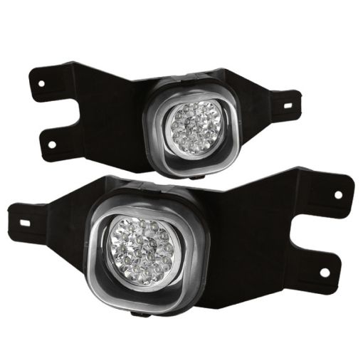 Picture of Spyder Ford F250F350 99 - 04Ford Excursion 00 - 05 LED Fog Lights wSwitch Clear FL - LED - FF25001 - C