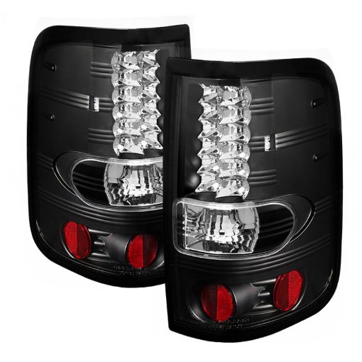 Picture of Spyder Ford F150 Styleside 04 - 08 (Not Fit Heritage SVT)LED Tail Lights Black ALT - YD - FF15004 - LED - BK