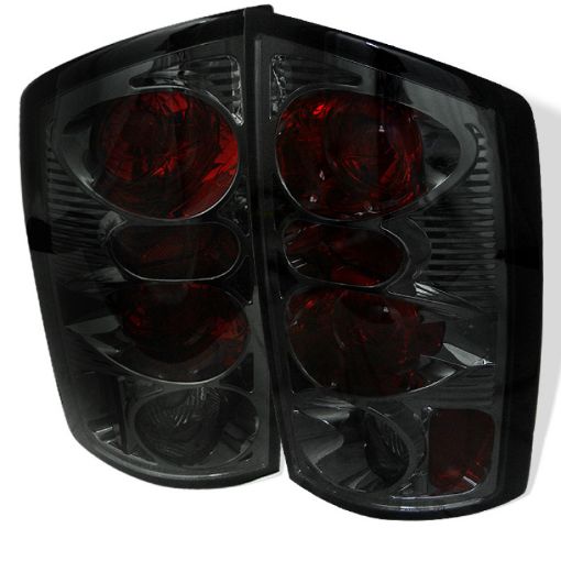 Picture of Spyder Dodge Ram 02 - 06 1500Ram 25003500 03 - 06 Euro Style Tail Lights Smoke ALT - YD - DRAM02 - SM