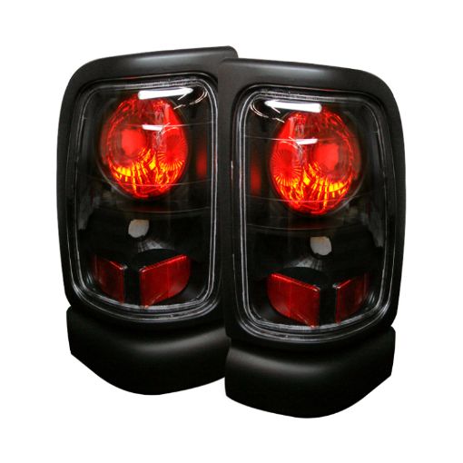 Picture of Spyder Dodge Ram 1500 94 - 01Ram 25003500 94 - 02 Euro Style Tail Lights Black ALT - YD - DRAM94 - BK