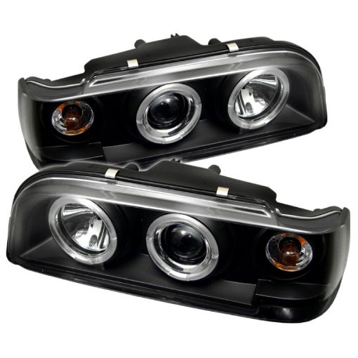 Picture of Spyder Volvo 850 93 - 97 Projector Headlights LED Halo Black High H1 Low H1 PRO - YD - VO85092 - HL - BK
