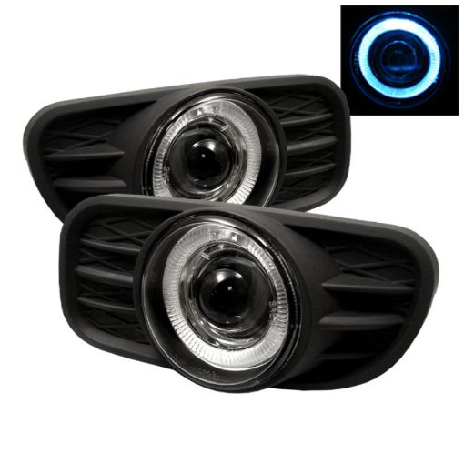 Picture of Spyder Jeep Grand Cherokee 99 - 04 Halo Projector Fog Lights wSwitch Clear FL - P - JGC99 - HL