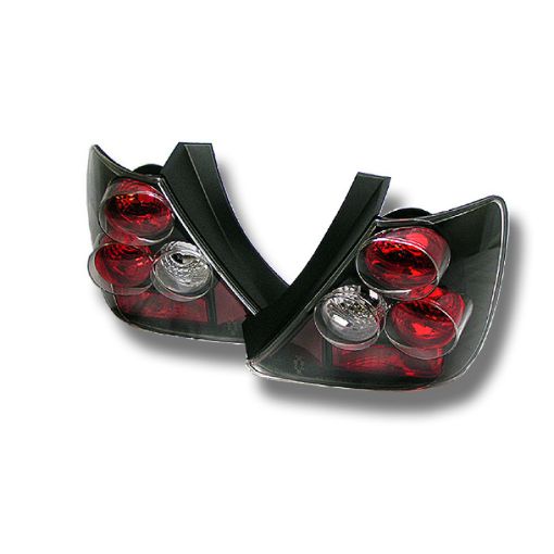 Picture of Spyder Honda Civic Si 03 - 05 Hatchback 3DR Euro Style Tail Lights Black ALT - YD - HC03 - 3D - BK